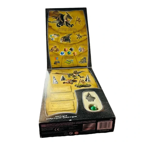 MEGA BLOKS DRAGONS, DRAGON SLAYER #9871 - NEW Open Box Fantasy Toys 8+ vintage - Picture 2 of 9